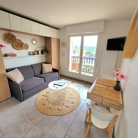 M2M Studio Magnifique Vue Mer - Avec Balcon - Les Pieds Dans L Eau! Blonville-sur-Mer Exterior photo